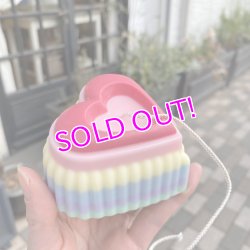 画像3: SHEER"Rainbow Heart Jelly" Candle