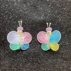 画像1: mikiny's butterfly rainbow brooch