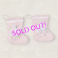 うさぎ靴下オーナメント(pink)