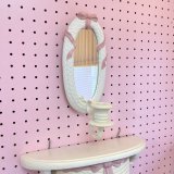 Pink Ribbon Mirror and Candle holder