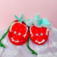 Strawberryちゃん巾着  Sサイズ