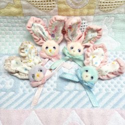画像1: Toy Bunny Brooch