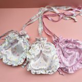 フリル巾着ポシェット