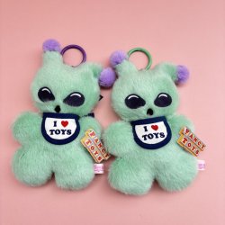 画像1: Alien Plush Keychain