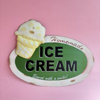 ICE CREAM サインボード