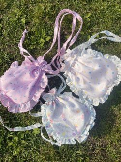 画像3: フリル巾着ポシェット