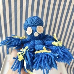 画像2: Blue Octopus Knit Plush