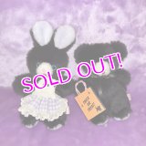 BLACK BUNNY/BEAR PLUSH