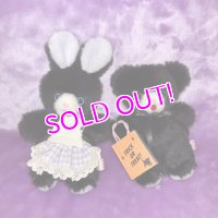 BLACK BUNNY/BEAR PLUSH