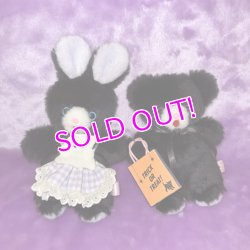 画像1: BLACK BUNNY/BEAR PLUSH