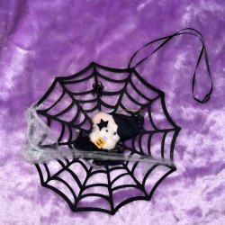 画像1: Halloween Popuri with Spiderweb Ornament