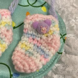 画像3: Baby Christmas Stocking Ornament