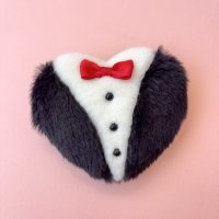 Heart Tuxedo Pouch