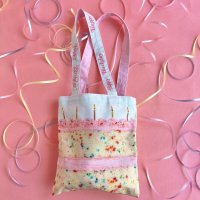 ☆Birthday cake mini tote bag☆