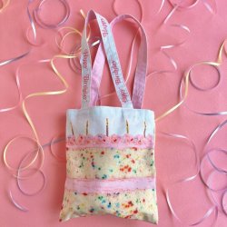 画像1: ☆Birthday cake mini tote bag☆