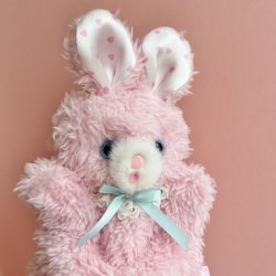 画像2: Pink Bunny Puppet