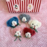Chirtmas Bear Brooch