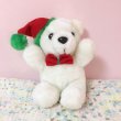 画像1: Christmas　mini　White Bear (1)