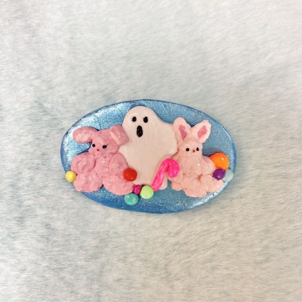 画像3: ☆SALE☆¥1,000☆ Ghost Brooch (3)