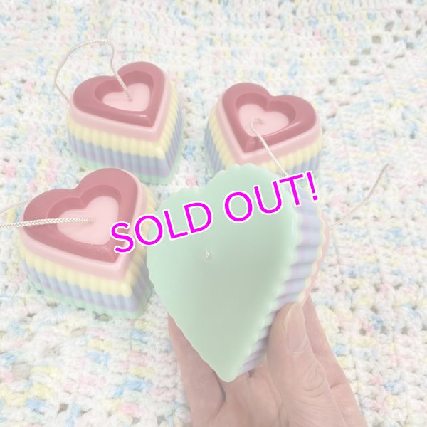 画像4: SHEER"Rainbow Heart Jelly" Candle (4)
