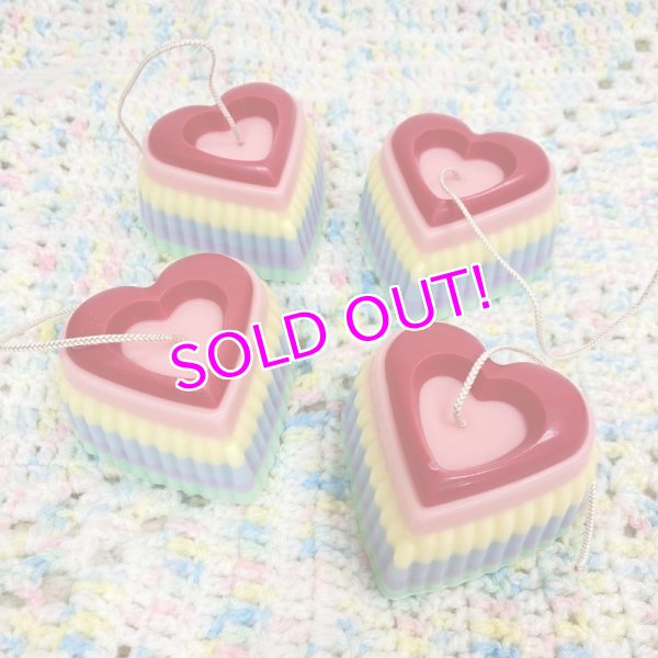 画像2: SHEER"Rainbow Heart Jelly" Candle (2)