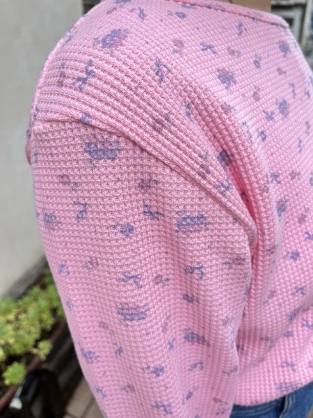 画像15: Ribbon&Flower thermal tee (15)