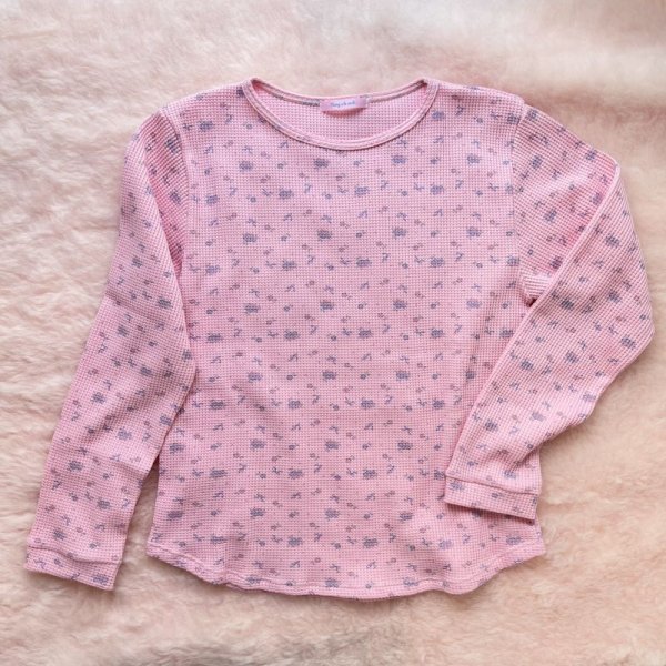 画像6: Ribbon&Flower thermal tee (6)