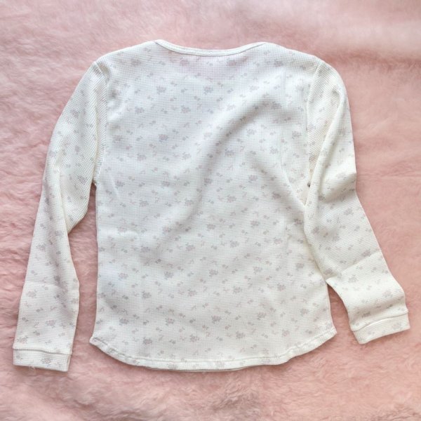 画像4: Ribbon&Flower thermal tee (4)