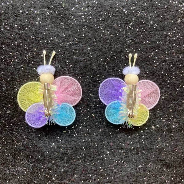 画像2: mikiny's butterfly rainbow brooch (2)