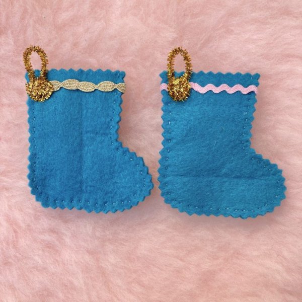 画像2: mikiny's 星の子靴下オーナメント(green) (2)