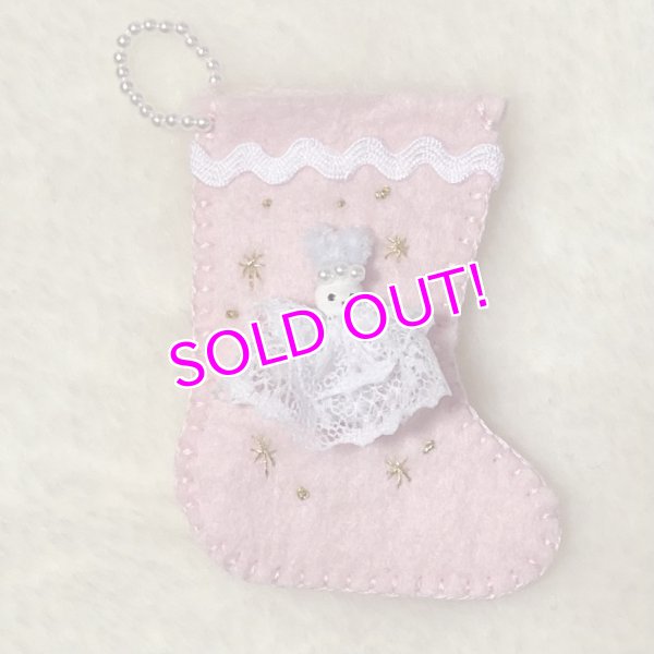 画像3: うさぎ靴下オーナメント(pink) (3)