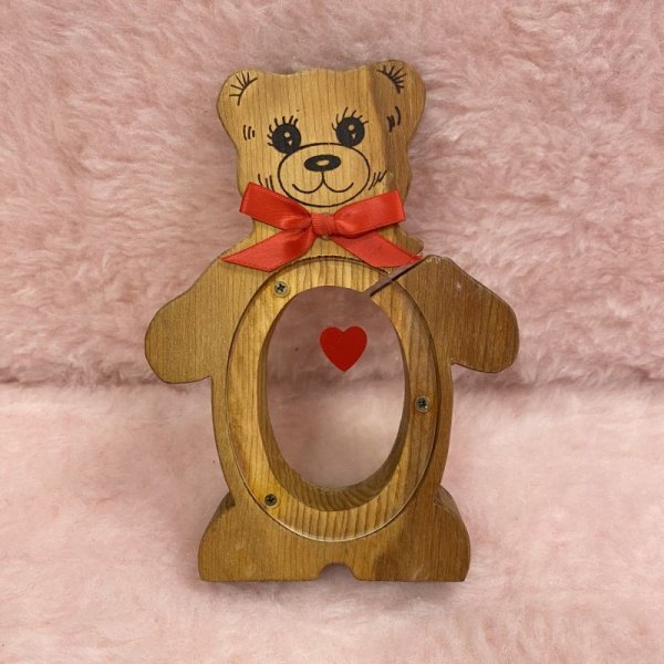 画像1: Teddy Bear Savings Box (1)