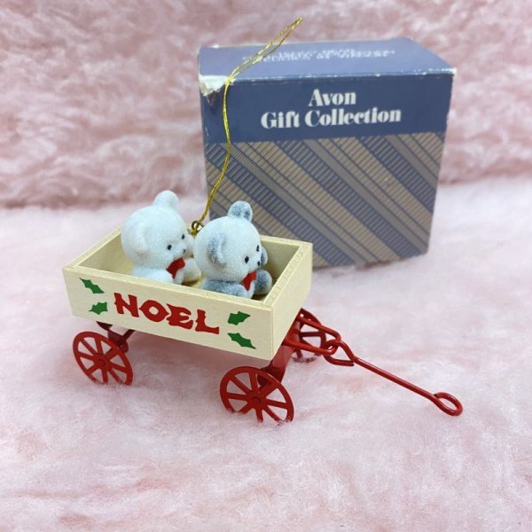 画像1: AVON Teddy Bear Ornament（BOX付き） (1)