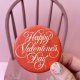 Valentine's Day Tin badge