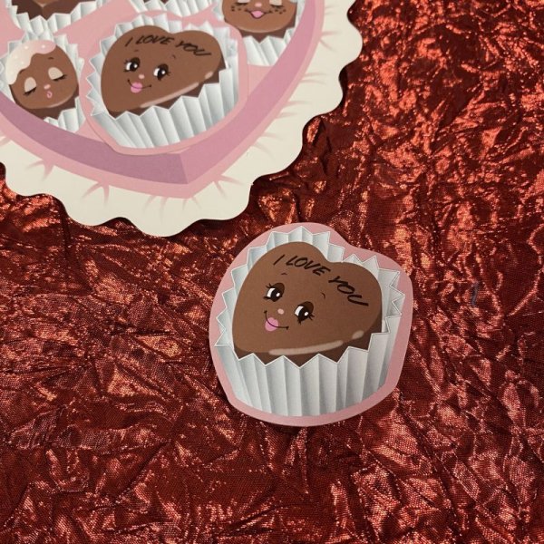 画像3: Chocolate Box Card（ステッカー付き） (3)