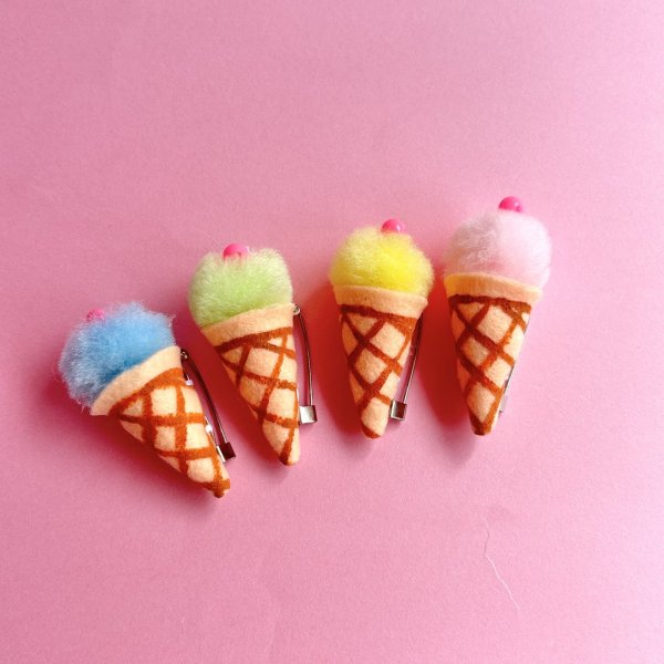 画像1: Ice cearm brooch (1)
