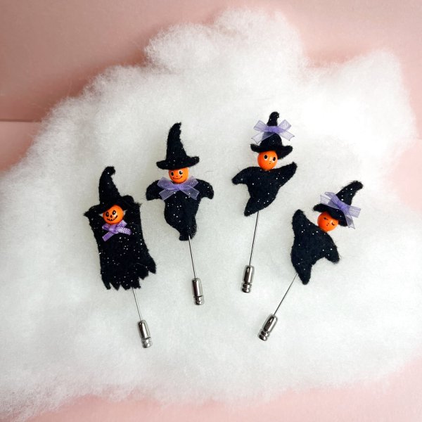 画像1: Ghost Hat pIn (1)
