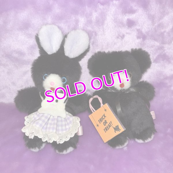 画像1: BLACK BUNNY/BEAR PLUSH (1)