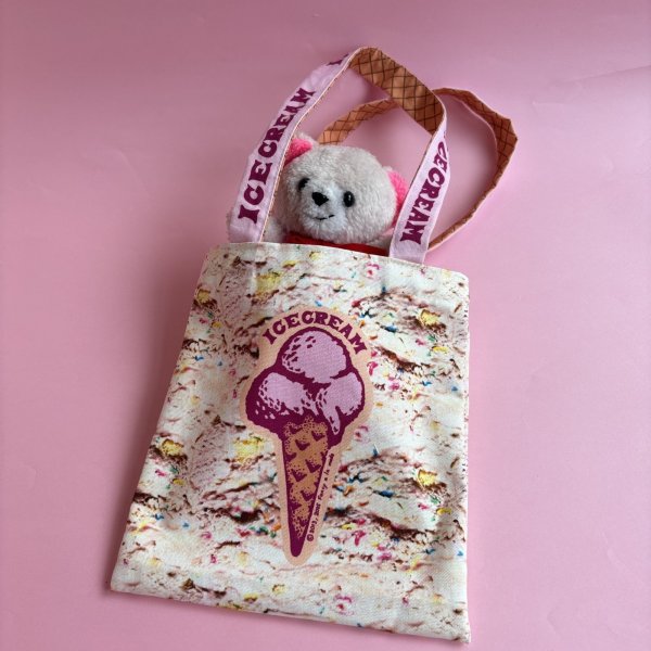 画像5: Ice cream mini tote bag (5)