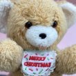 画像2: Vintage Bear with Christmas bib (2)