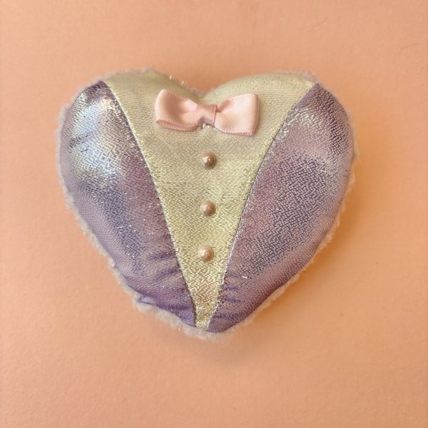 画像4: Heart Tuxedo Mini Cushion (4)