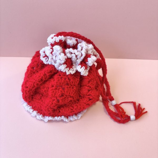 画像3: ニット巾着 (3)