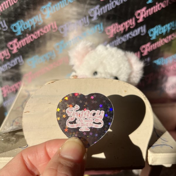 画像3: Heart Logo Sticker 2枚SET (3)