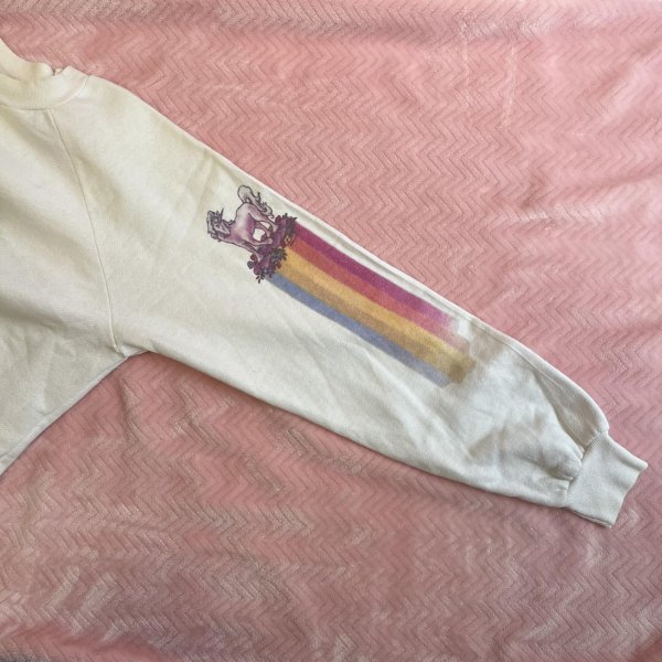 画像6: Rainbow unicorn raglan sweatshirt (6)