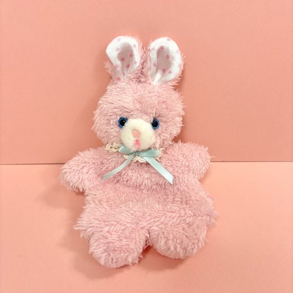 画像1: Pink Bunny Puppet (1)