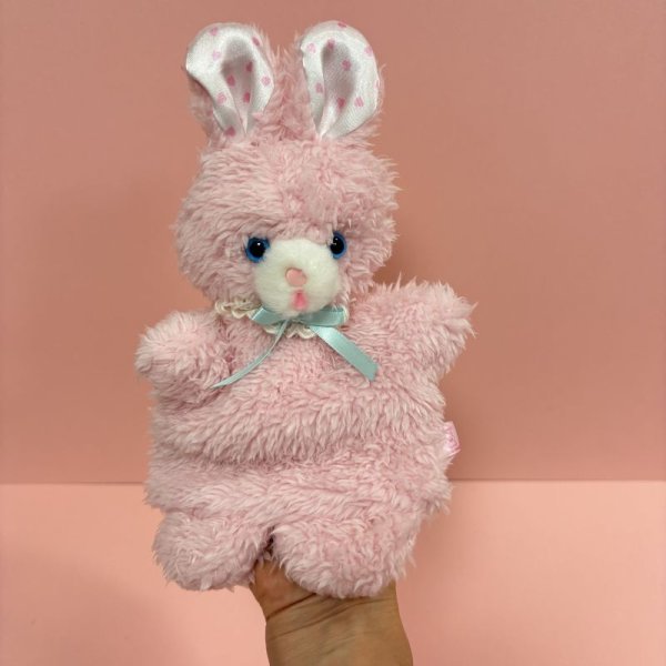 画像3: Pink Bunny Puppet (3)