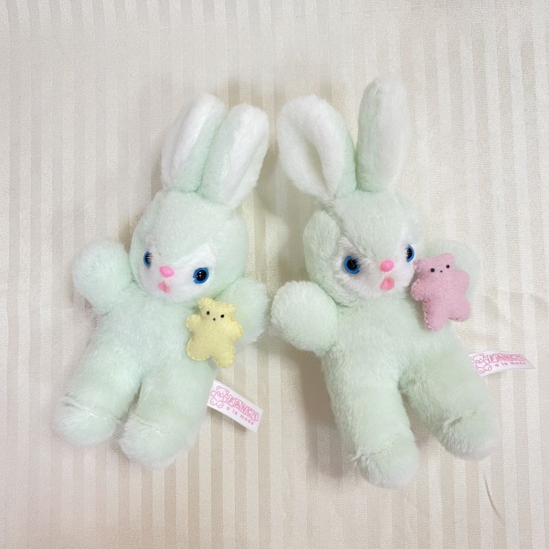 Bunny with teddy - Fancy a la mode