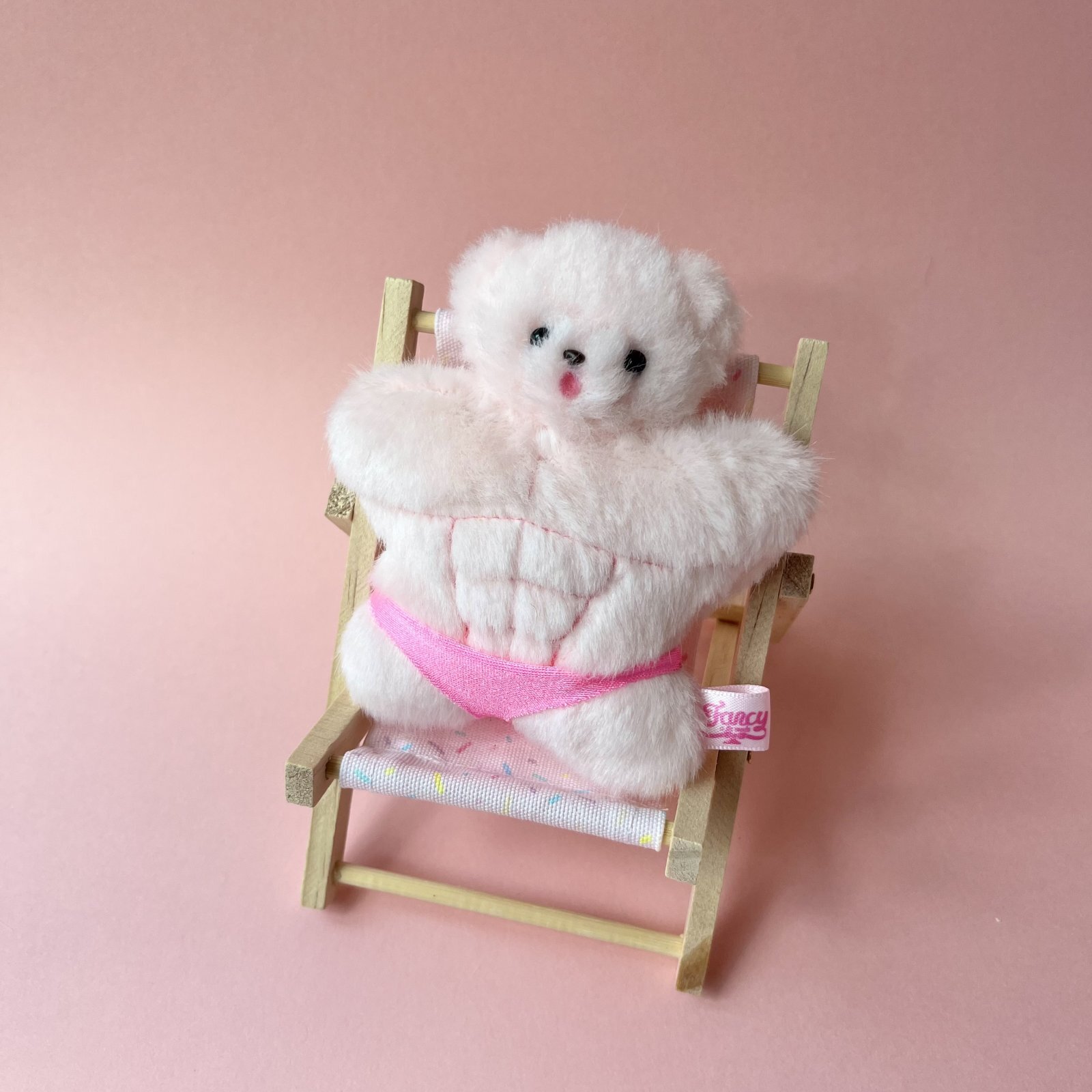 ファンシーアラモード＊マッチョのくまちゃん＊熊 ぬいぐるみ キーホルダー ファンシーアラモード＊マッチョのくまちゃん＊熊 ぬいぐるみ